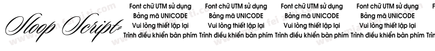 Sloop Script字体转换